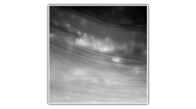 Illustration for article titled Here's Some Of The First Pictures Sent Back From The Cassini Spacecraft's Dive Between Saturn And Its Rings